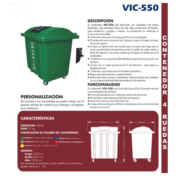 CONTENEDOR VIC-550