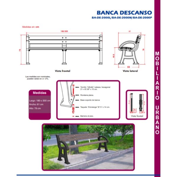 Banca DESCANSO