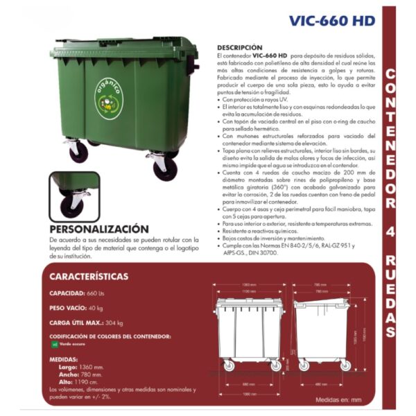 CONTENEDOR VIC-660 HD