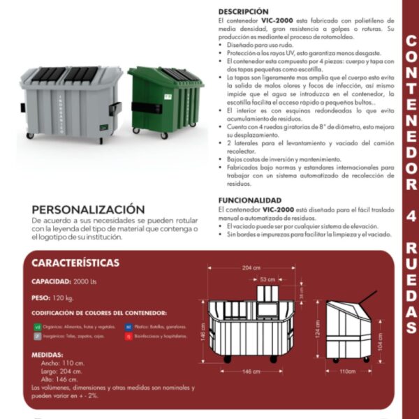 CONTENEDOR VIC-2000