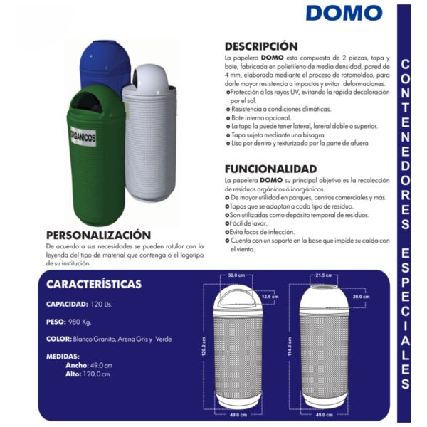 Papelera DOMO