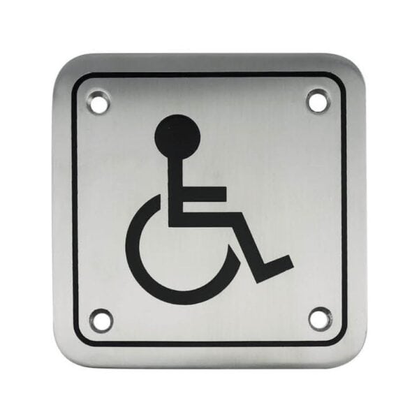 Placa de señalización AREA PARA DISCAPACITADOS (SKU DUST-P10CDI)