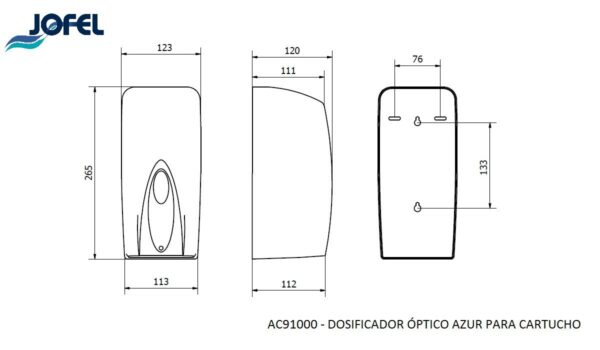JABONERA OPTICA RELLENABLE ESPUMABLANCO