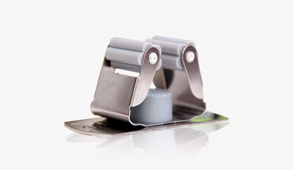 Colgador sencillo acero inoxidable  y polietileno (SKU DUSTAN1V)