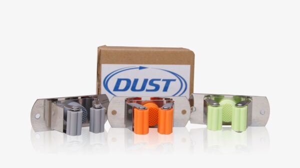 Colgador sencillo acero inoxidable  y polietileno (SKU DUSTAN1V)