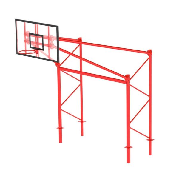 CANASTA DE BASQUETBOL Y PORTERIA,TABLERO DE ACRILICO DE 9MM Y RED