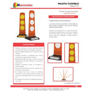 paletas viales