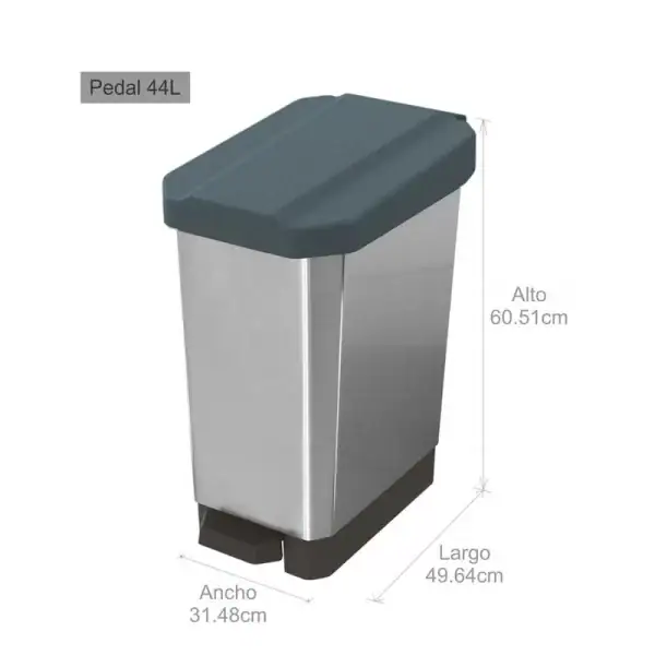 Papelera Estrabins de Pedal 44L