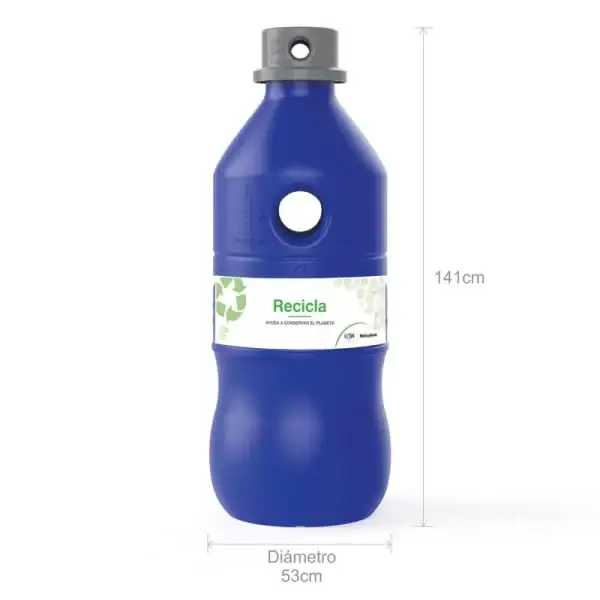 Contenedor para reciclar botellas de plástico Estra Eco Botella