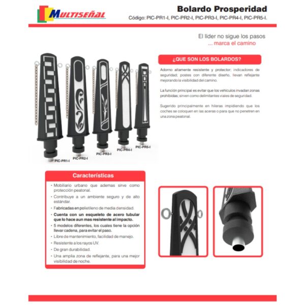 Bolardo PROSPERIDAD 5 (INTRUSIÓN)